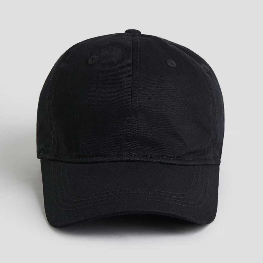 H&M kids black adjustable baseball cap 8-14 Y